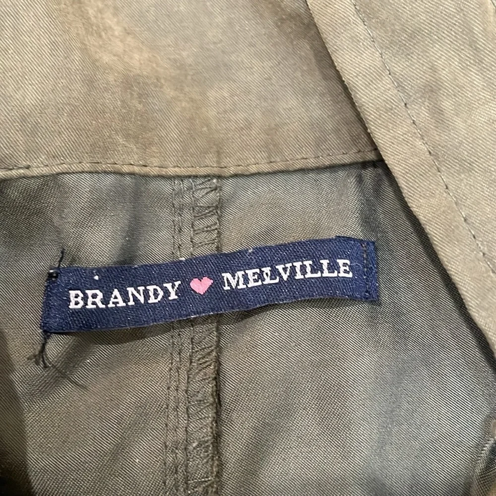 Brandy Melville Army Green Hailey Utility Jacket One Size med - Picture 6 of 10